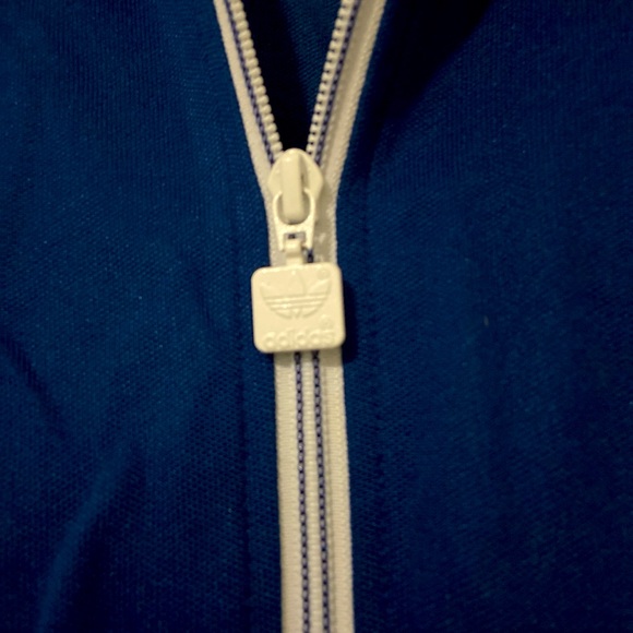 Vintage Adidas Navy Blue Track Jacket - Picture 4 of 4